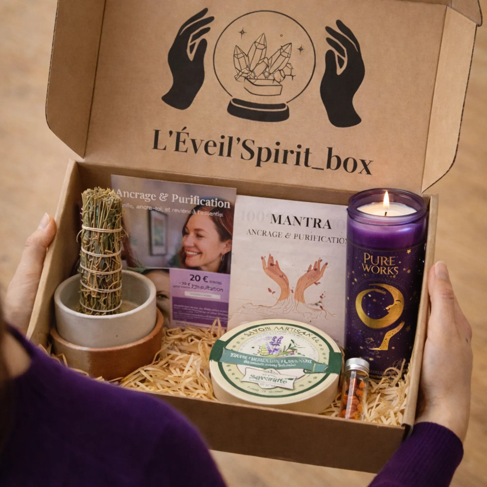 Une box bien-être simple pour souffler. L'Eveil'Spiritbox