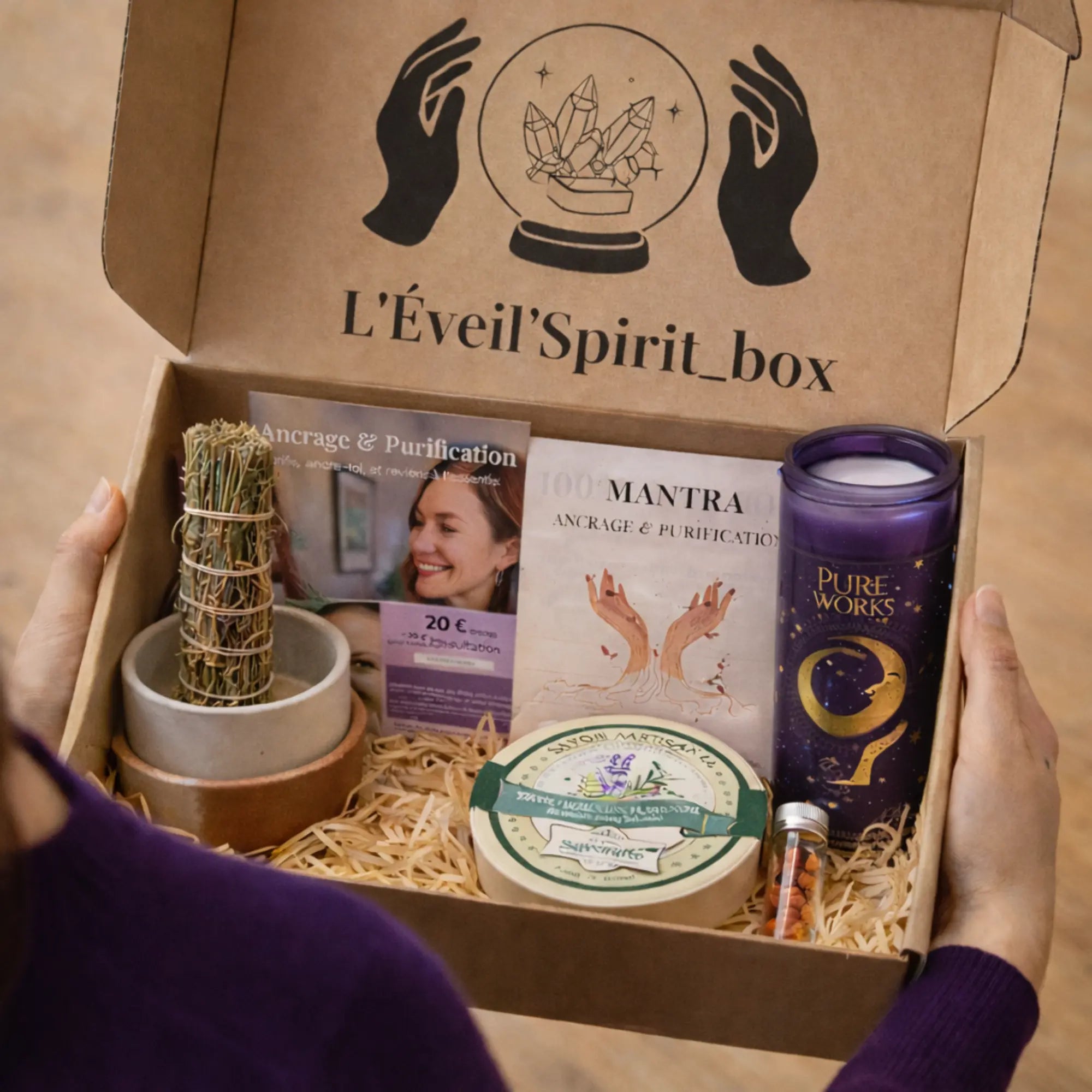 Une box bien-être simple pour souffler. L'Eveil'Spiritbox